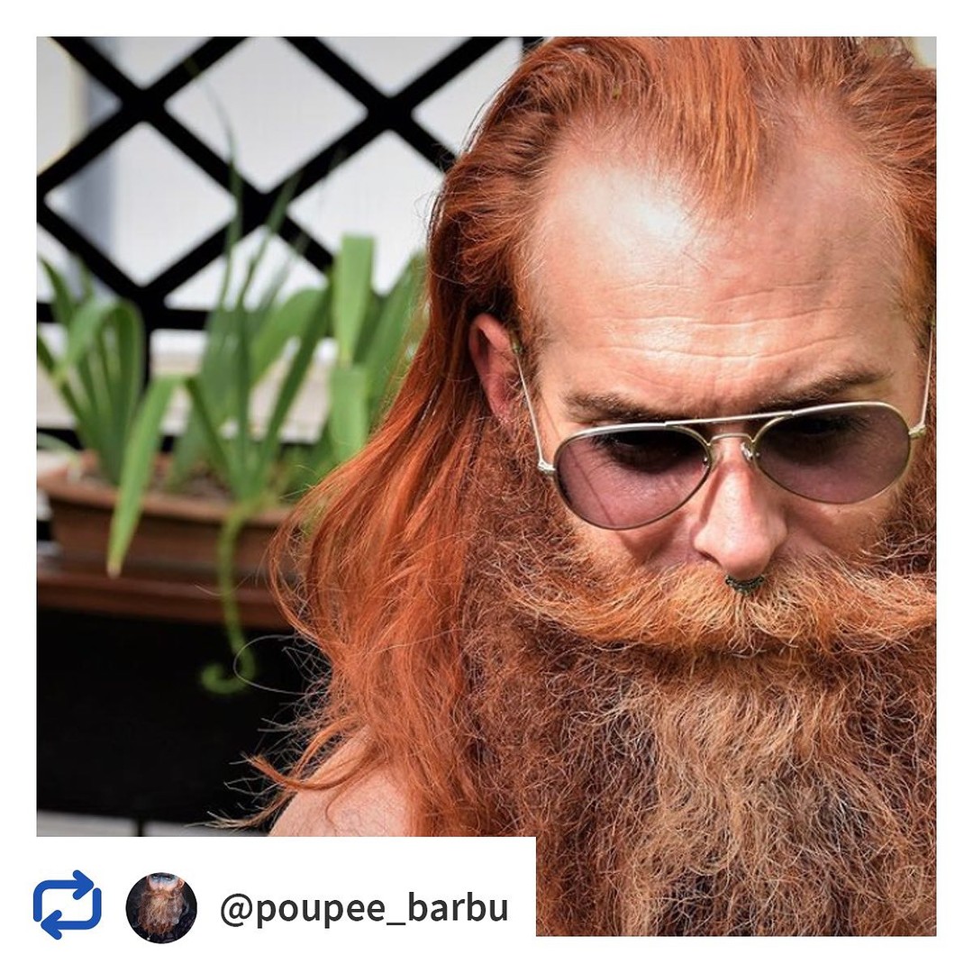 On ne pouvait pas passer à côté de la sublime barbe de @poupee_barbu 😍🔥

#repost #bigmoustache #portrait #barbus #beardstyle #beard #barberousse #manstyle #beautifulbeard #hommebarbu #homme #menstyle #repost