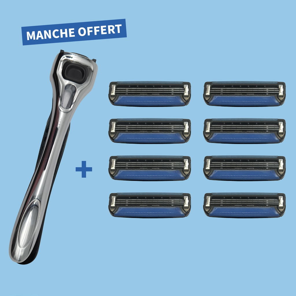 ABONNEMENT Trois frères 8 recharges Big Moustache® (Tous les mois)