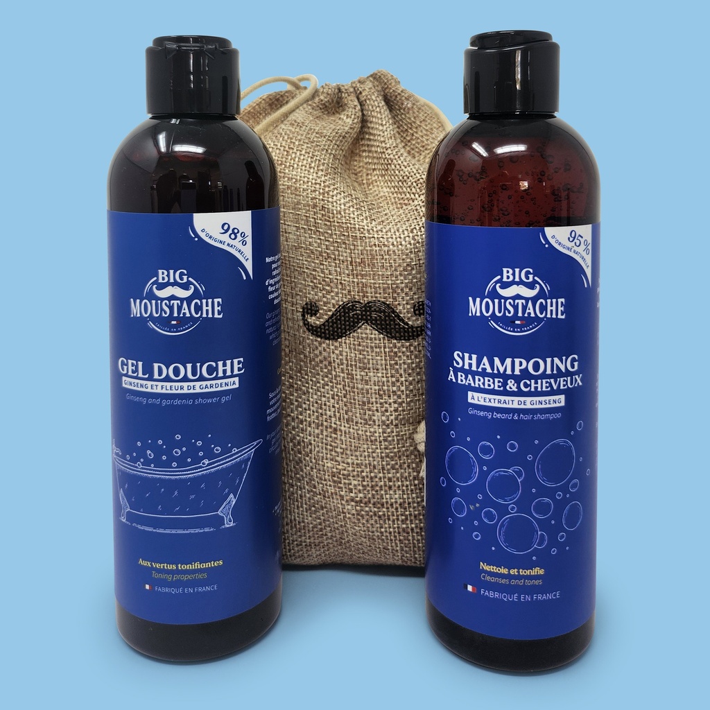 Big Moustache® - Duo Hygiène + pochon 