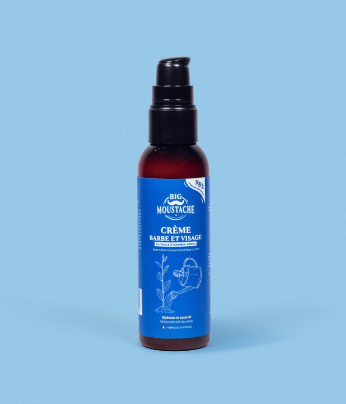 [4BM00104] Crème barbe et visage 75ml Big Moustache®