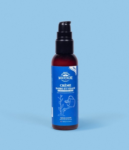 [4BM00104] Big Moustache® crème barbe et visage