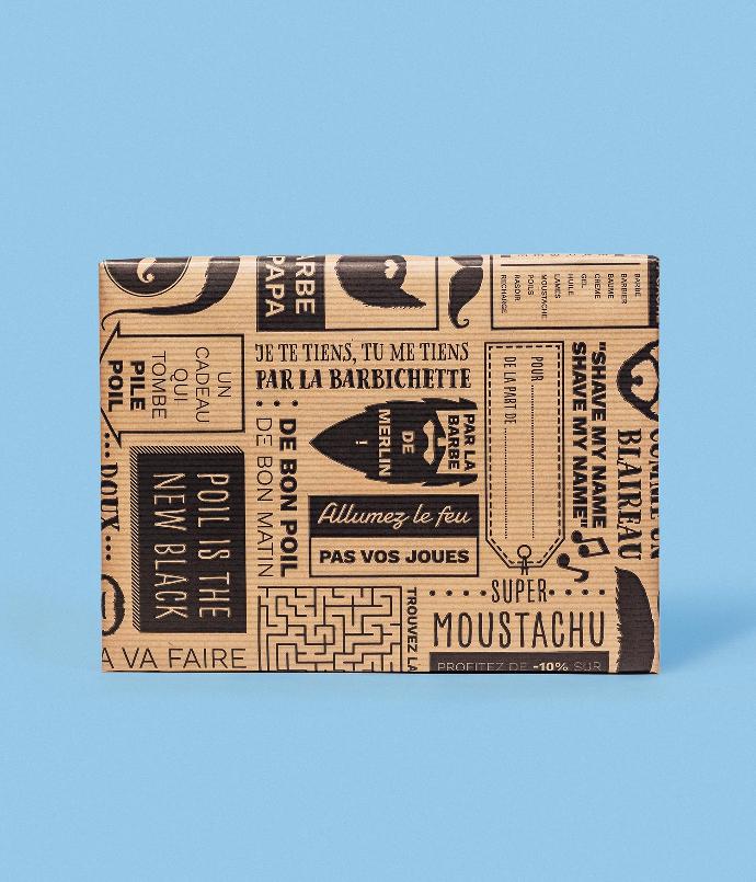 [4BM00142] Papier cadeau Big Moustache®