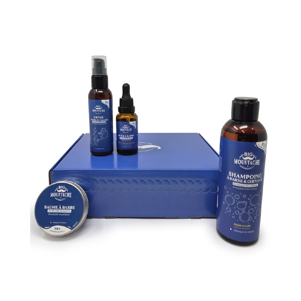 [4BM00156] Coffret barbe au naturel Big Moustache®