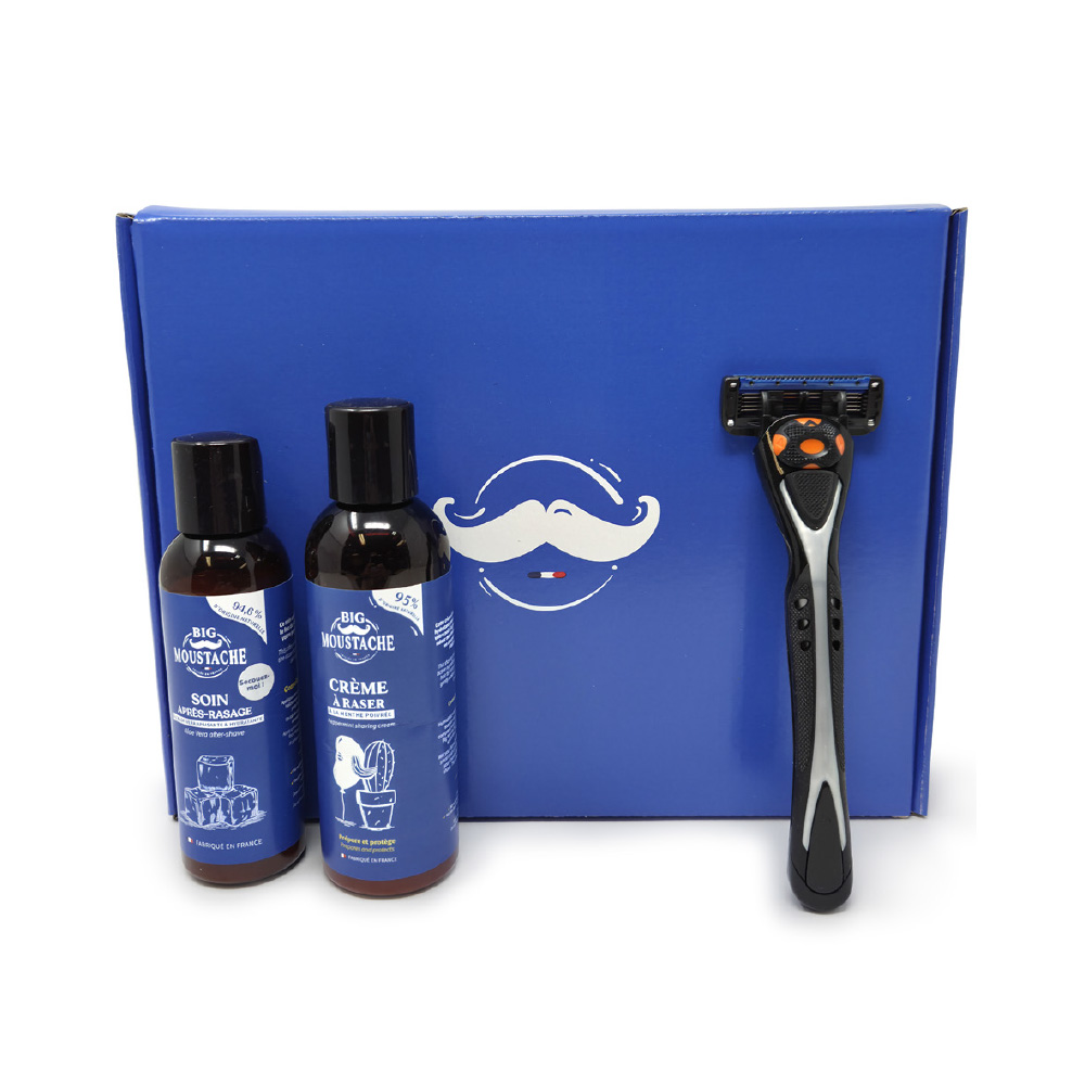 [4BM00162] Coffret les essentiels du rasage Big Moustache®