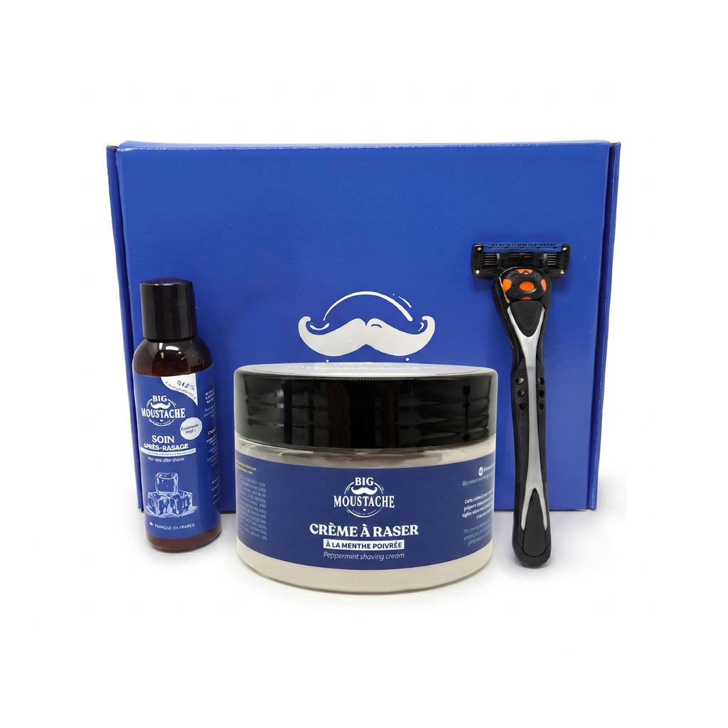[4BM00162] Coffret les essentiels du rasage Big Moustache®