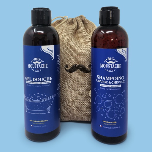 [4BM00515] Big Moustache® - Duo Hygiène + pochon 