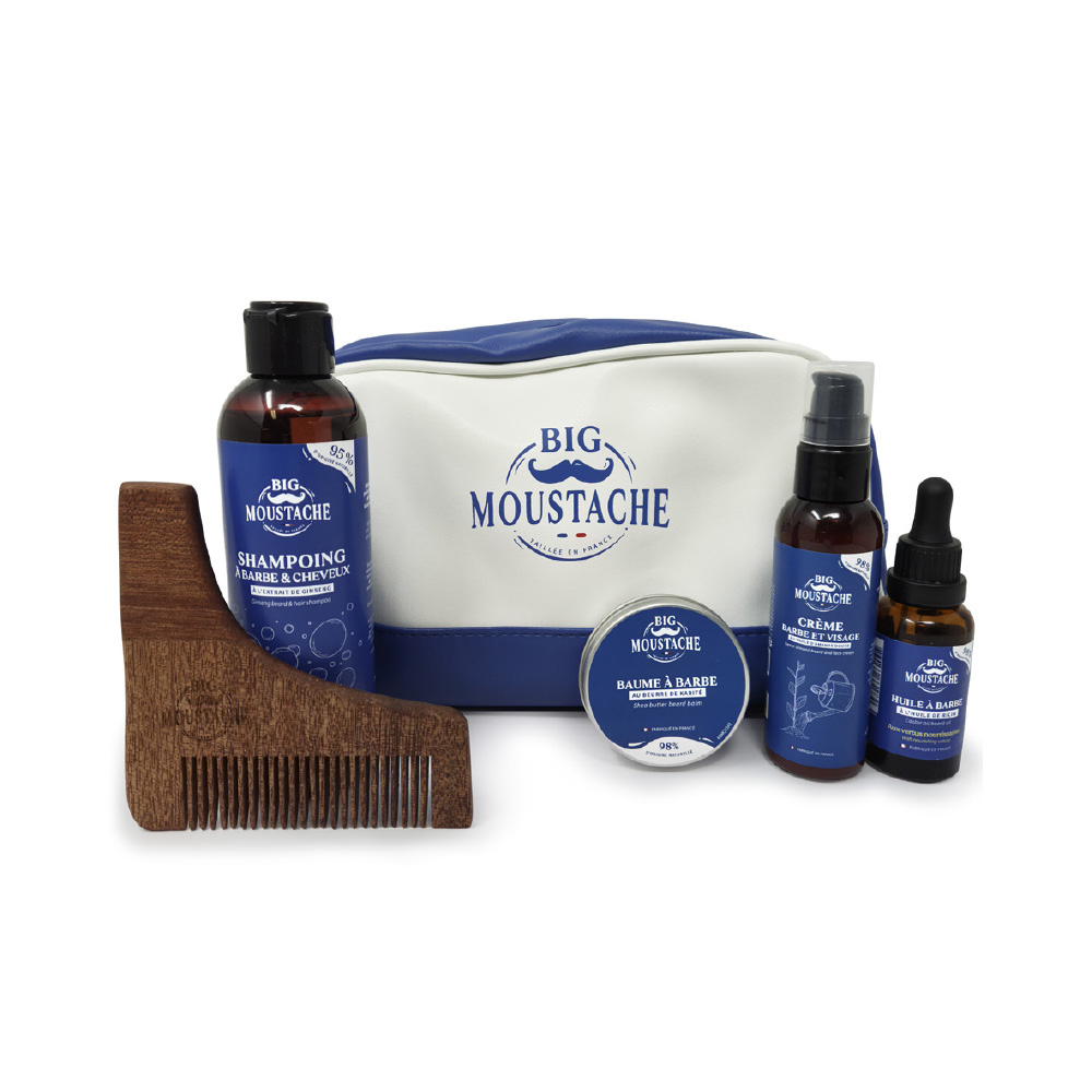 [4BM00432] Coffret barbe au naturel "premium"